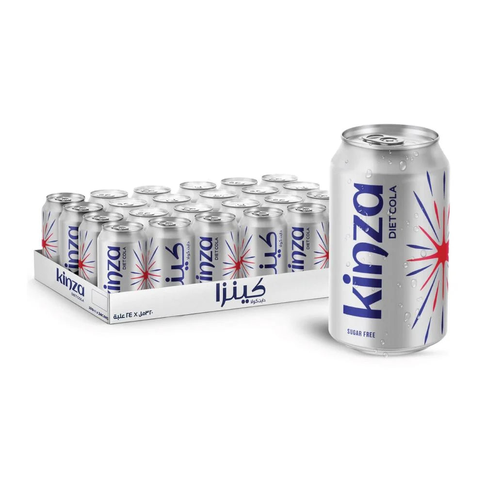 Kinza Diet Cola Box - 360ml x 24 Pcs