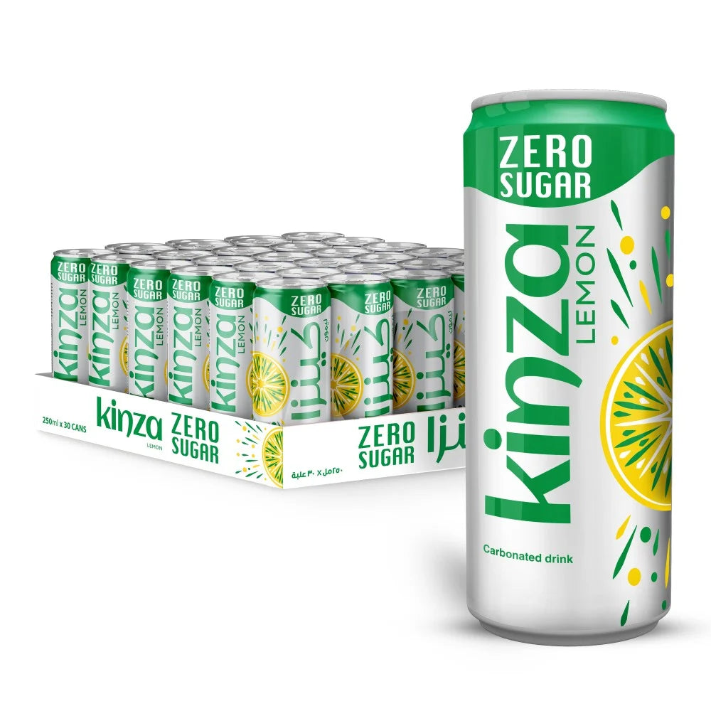 Kinza Diet Lemon 250 ml x 30 cans full carton
