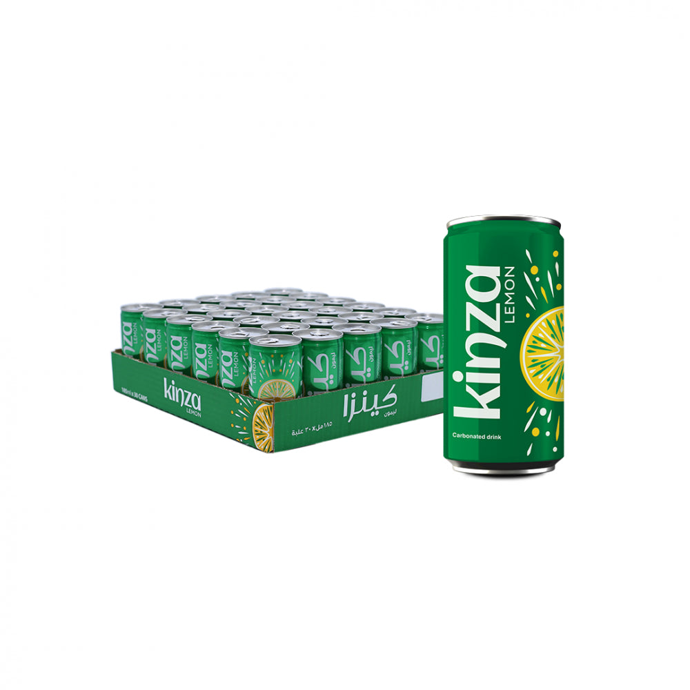 Kinza Lemon 185 ml x 30 cans full carton