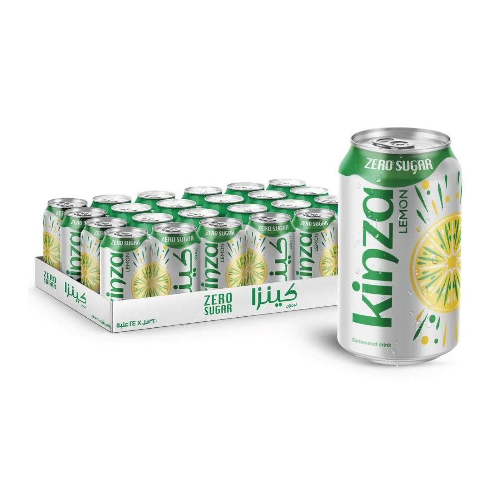 Kinza Diet Lemon - 360ml x 24 pcs