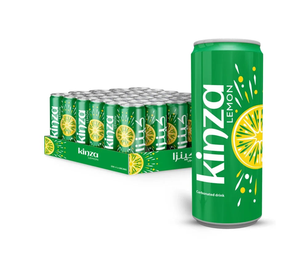 Kinza Lemon 250 ml x 30 cans full carton